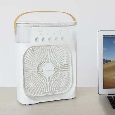 China New Best USB Protable Mini Portable Air Conditioner Cooler Humidifier Tabletop Air Purifier Room Fan for sale