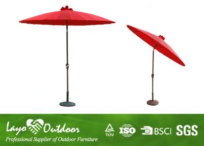 China Offset Cantilever Umbrella Patio Garden Furniture Sets 125cm No Hazardousness for sale