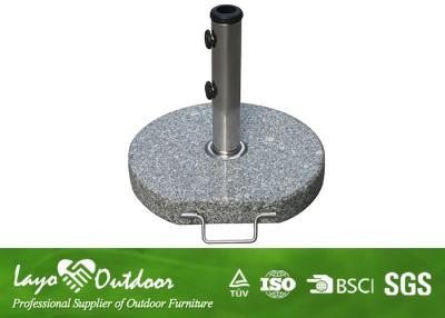 China Sunshine Proof Offset Patio Umbrella Base , Outside Umbrella Stand Easy Installation for sale