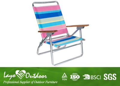 China Reclining Sun Loungers Pool Deck Chairs Fabric Material Customized Design for sale