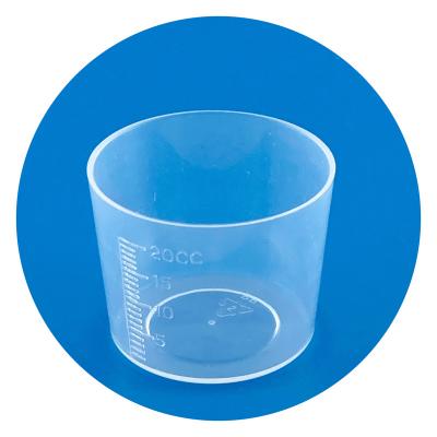 China Viable Plastic 20ml Measuring Cup for sale