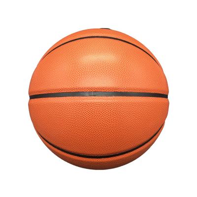 China Indoor No Logo Blank Composite Brown Basketball Ball for sale