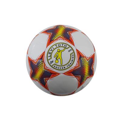 China Popular logo printed on TPU soccer ball five-pointed star soccer ball to train wholesale from factory for sale