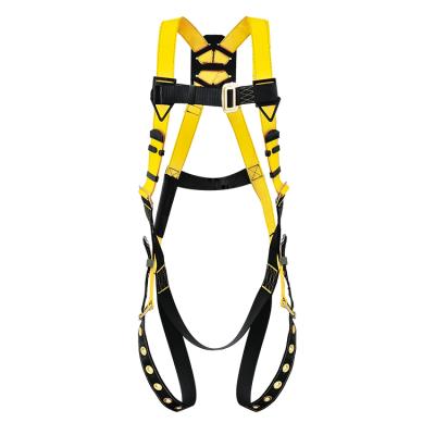 China Construction Electrician Full Body Safety Belt 5 Point Work Safety Belt Fall Protection Adjustable Rising Harness with Metal Buckle Parts for sale