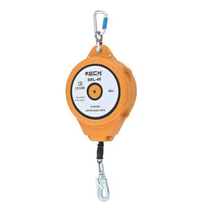 China Aluminum Working At Height Worker Protector 20M / 30M / 40M Self Retracting Lifeline for sale