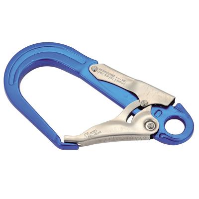 China Multifunctional Fall Protection Equipment Aluminum Swivel Climbing Safety Belt Snap Carabiner Hook for sale