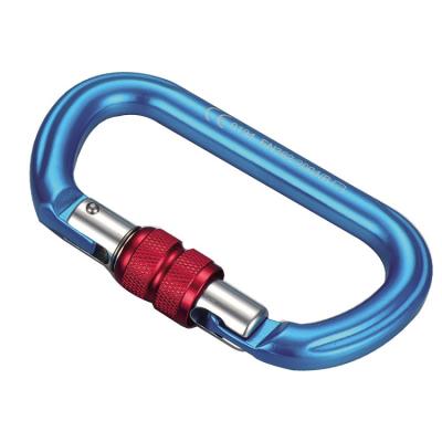 China High Quality Aluminum Color Carabiner Custom Heavy Industry Rock Climbing Carabiner for sale