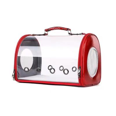 China Luxury Transparent Pet Pod Handbag Cat Bag Comfortable Space Easy To Carry Capsule Cat Bag For Outdoor And Travel for sale