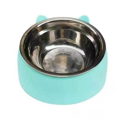 China New Design Stainless Steel Stocked Pet Bowls Pet Bowl Safe And Durable Rounded Driver for sale