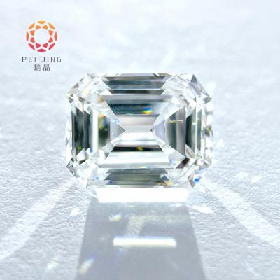 China Jewelry Making Pendant Diamond For Ring Developed By Emerald Cut Polished Loose Lab Color VS-SI Emerald Lab Grown Diamond With Ring Fancy Shape 1ct D Certificate Of Bracelet Earring for sale