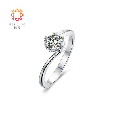 China Factory Party Engagement Ring Diamond Def Environmental Friendly Vvs Vs Lab 0.005ct Wedding Ring for sale