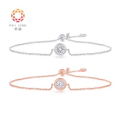 China Wholesale Price Environmentally Friendly HPHT Luxury Lab Developed Diamond Bracelet CVD Lab Created Diamond Bracelet Jewelry For Women for sale