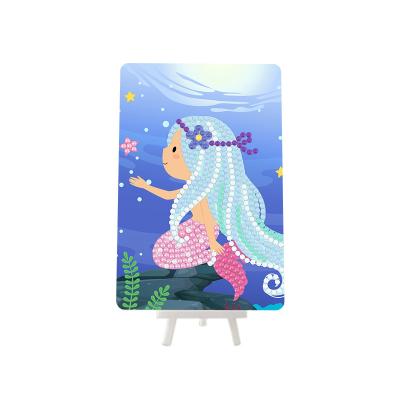 China Diy Diamond Painting With Bracket Painting Environmental Protection Material Package Cartoon For Children for sale