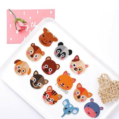 China Wholesale Diy Children's Cheap Cartoon Manufacturer Wholesale Diy Children's 5D Diamond Painting Animal Pattern Water Cup Book Decoration Sticker for sale