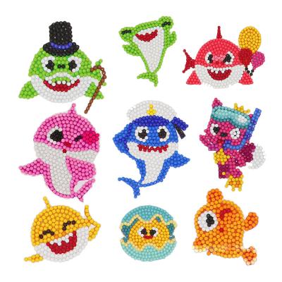 China Cartoon Wholesale Diamond Art Stickers Kids Diy Wall Stickers Diy Craft Art Painting for sale