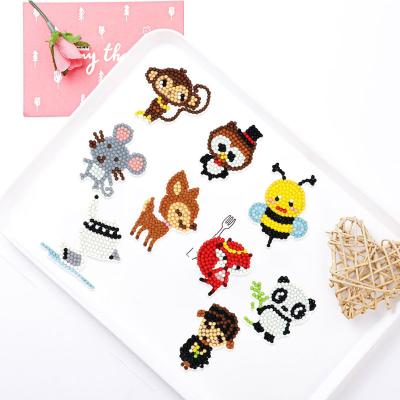 China Kindergarten Diamond Point Diamond Painting Creative Children's Bag Toy DIY Diamond Sticker Handmade Paste Material Cartoon Factory Price for sale