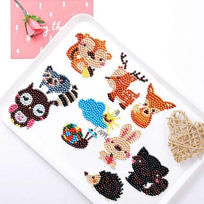 China High Quality Cartoon 5D DIY Diamond Painting Stickers Mosaic Puzzle Stickers Handmade Children's Educational Toys for sale