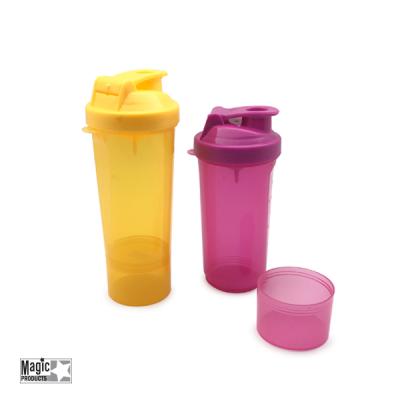 China Sustainable 400ML Fashion 2 Layers Rocking Water Bottle Shaker Drinking Water Bottle for sale