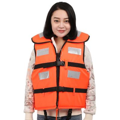 China High Quality Oxford Cloth Water Safety Life Jacket Vest Safety Reflective Floating Lightweight Jacket For Adult for sale