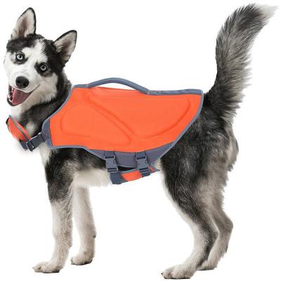 China Buoyany Large Adjustable Neoprene Dog Life Vest Buoyancy Dog Life Jacket Safety For Sale for sale