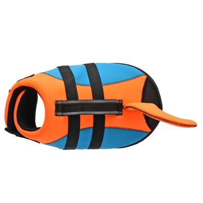 China Factory Supply High Quality Neoprene Life Vest Water Protect Dog Floating Vest Rescue Dogs Dog Floating Vest For Dog for sale