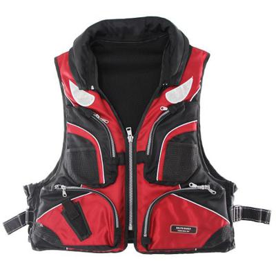 China Adjustable Aid Sailing Ocean Sailing Kayak Steer Universal Adult Vest Fishing Vest Life Jacket Work Safety Foam Drift Vest for sale