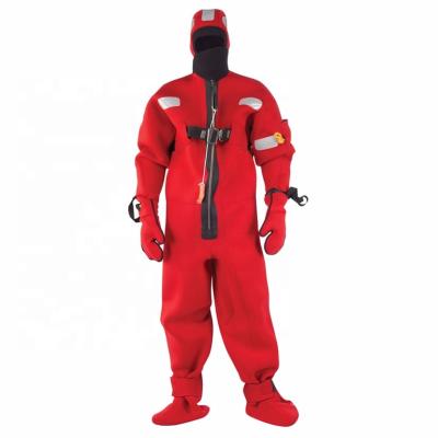 China Factory Price Waterproof Hot Sale SOLAS Test Marine Insulated Immersion Suit for sale