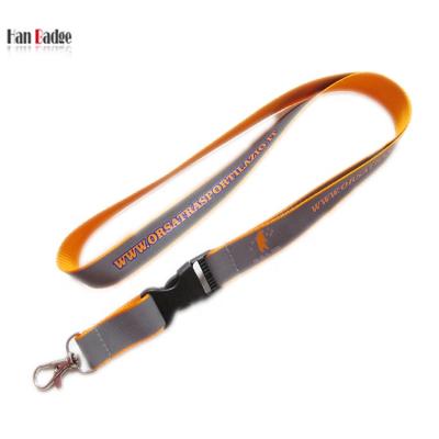 China Custom Promotional Gift Thoughtful Lanyards With Silkscreen Printing Logo Customized Breakaway Neck Straps for sale