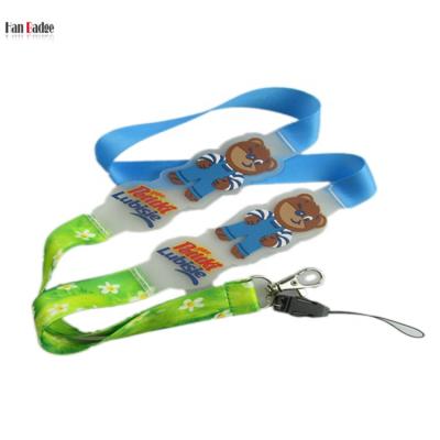 China Promotional Gift Glow In The Night Lanyard With Custom Printing Logo Customized Polyester Neck Strap for sale