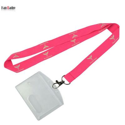 China Promotional Gift Custom Silkscreen Printed Polyester Lanyards With Your Logo Neck String Customized for sale