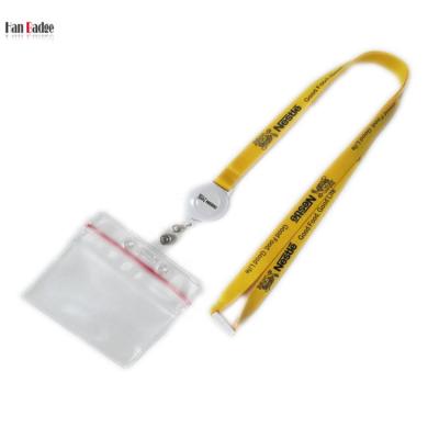 China Custom Promotional Gift Polyester Lanyards With ID Card Holder Printed Logo Neck Strap With Your Logo for sale