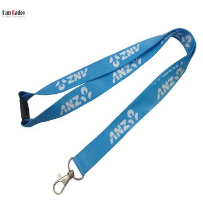 China Promotional Gift Custom Sublimation Printing Lanyards Polyester Neck Ties With Security for sale