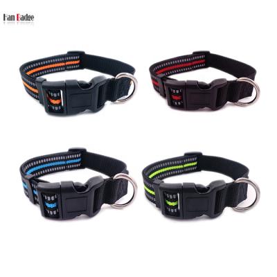 China Color DETACHED Reflective Dog Collars Fashion Design Pet Training Strap Breakpoint Safety Customized Logo for sale