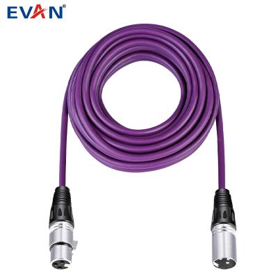 China Microphone Mic Cable XLR 3 Pin Patch Lead Speaker Balanced Male to Female DMX Plug Cable for sale