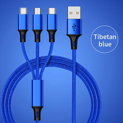 China Fast Charging Speed ​​3 In 1 Universal USB Cable Charging 3 In 1 USB Cable Fast Charging Multi Function for sale