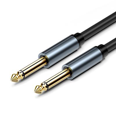 China Hot Selling High-Fidelity Guitar Cable Box Musical Instrument Microphone Audio Computer Cable 6.5mm Electric Guitar Bass Speaker High-Fidelity OEM for sale