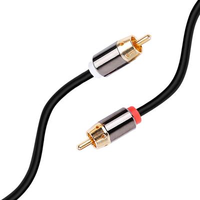 China HOT Selling Speaker 24K Gold Plated Digital Audio Coaxial Cable RCA To RCA Cable Male To Male 1M 1.5M 2M OEM for sale