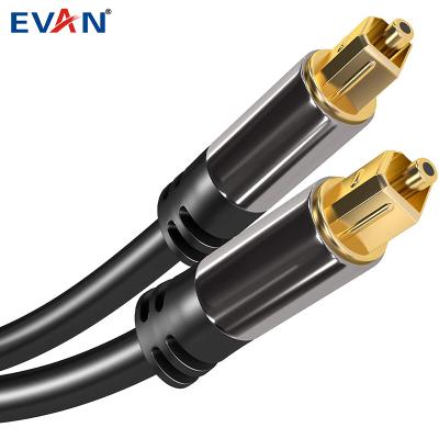 China Speaker Optical Cable Toslink Audio Gold Plated 1m 2m 3 m 5m 10m SPDIF DM DVD Gold Plated Audio Cable Fiber Cable for sale