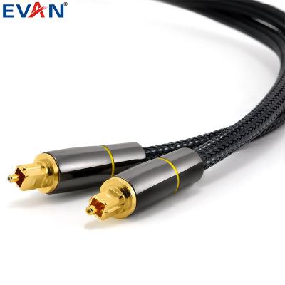 China Speaker factory supply good quality gold plated digital fiber optic toslink audio cable for sale