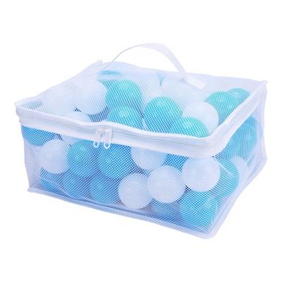 China Cheap Toy Colorful Bpa 55mm Pit Balls Blue Kids Plastic Crush Proof Ocean Plastic Ball Mini Ball Sports for sale