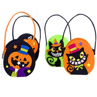 China New Eco - Friendly Candy And Stocked Halloween Candy Bag Halloween Party Tote Bag for sale