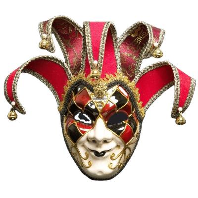 China Fashion Venetian Jester Party Mask Masquerade Mardi Gras Wall Decoration Party Accessory 44*16cm HMV-101 Muliti Colors NC; CE OF ZHE for sale