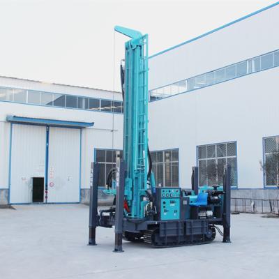 China Mobile Hydraulic Deep Steel Crawler Factory 280m Full Water Well The Drilling Rig Drill Machine Price for sale