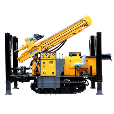 China Plant 200m Depth Drilling Rig Water Well Drilling Rig Suitable for Air and Water Drilling for sale