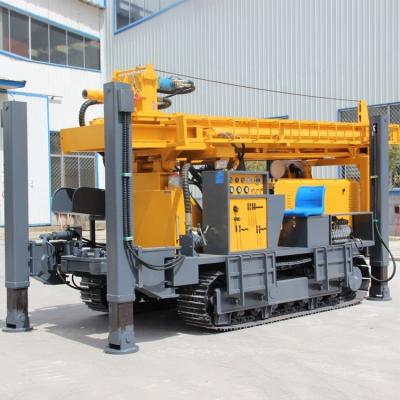 China Factory hot selling 580 meters crawler dth circle portable bit down the hole drill rig water well drilling rig for sale