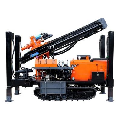 China Factory 180m Air Compressor And Mud Pump Borehole Drilling Rig Truck Mounted Water Well Drilling Rig for sale