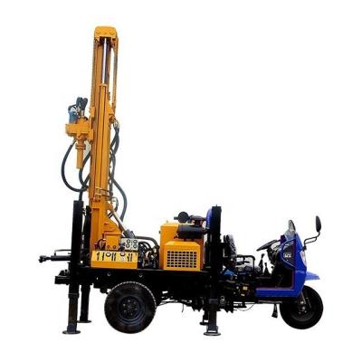 China Factory diesel engine tractor mounted 200m dth wheeled water well water well drilling rig machine for sale