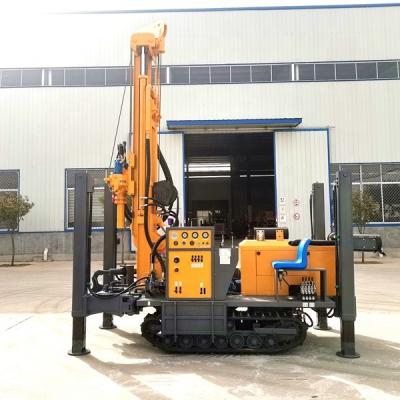 China Factory Crawler 180 Meter Water Borehole Portable Hydraulic Rotary Driven Water Well Drilling Rig Machine for sale