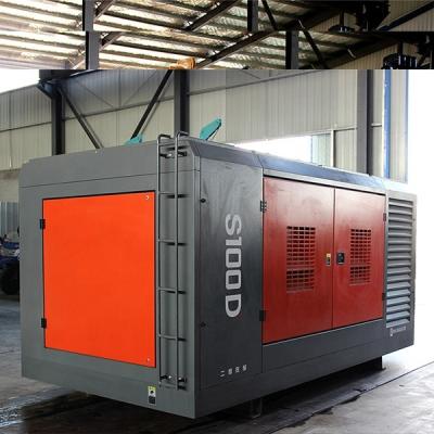 China S100D Diesel Engine Lubricated Screw Air Compressor Hot Selling Stationary 25 Bar Working Pressure for sale