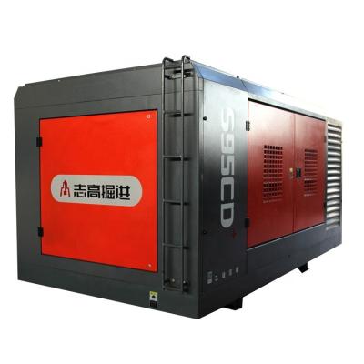 China Best Price Lubricated Compression Diesel Engine S95CD Two Stage Stationary Screw Air Compressor Machine for sale